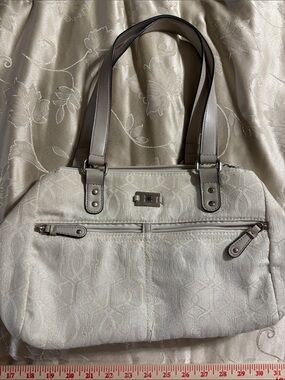 Neutral Cream Women's Tote Bag with Double Straps